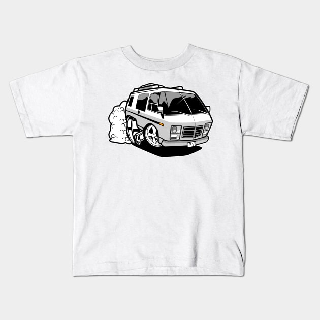 RVing Kids T-Shirt by Spikeani